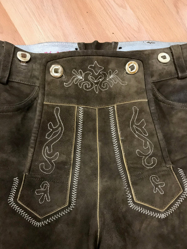Kniebund Trachten Lederhose, Vintage Gr.50