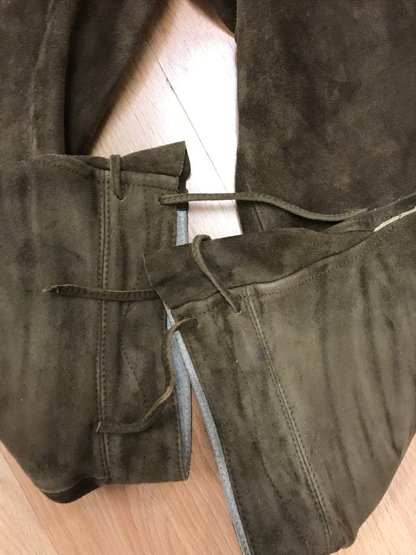 Kniebund Trachten Lederhose, Vintage Gr.50
