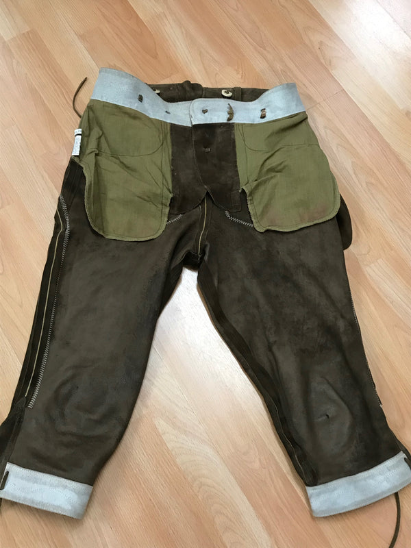 Kniebund Trachten Lederhose, Vintage Gr.50