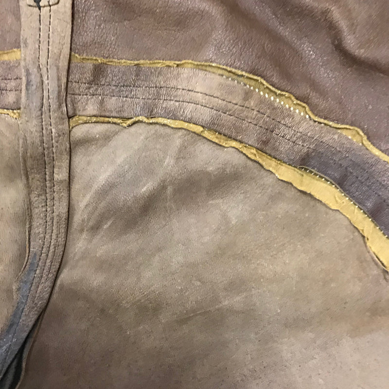 Kniebundlederhose von Lekra – Dunkelbraun | Bundweite 48 cm | Made in Germany