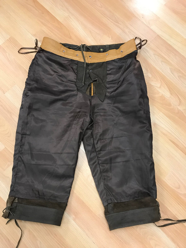 Kniebundlederhose von JCC – Herren | Dunkelbraun | Bundweite 43 cm | Vintage made in Germany