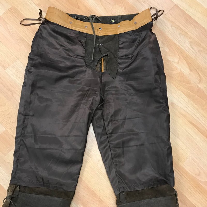 Kniebundlederhose von JCC – Herren | Dunkelbraun | Bundweite 43 cm | Vintage made in Germany