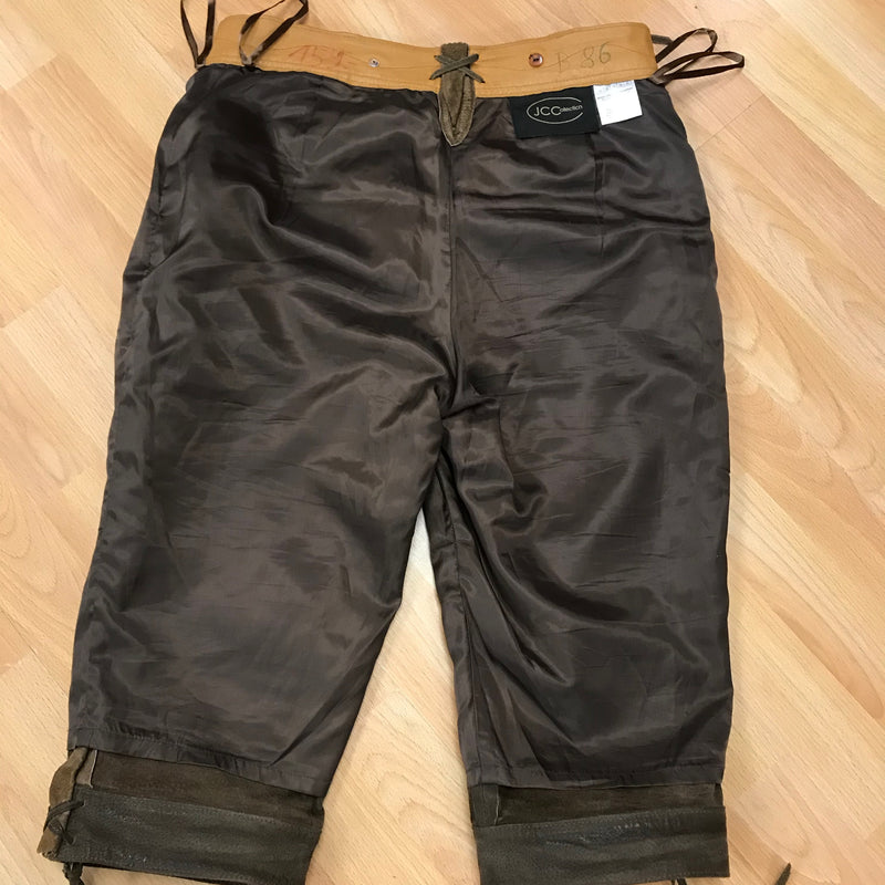 Kniebundlederhose von JCC – Herren | Dunkelbraun | Bundweite 43 cm | Vintage made in Germany