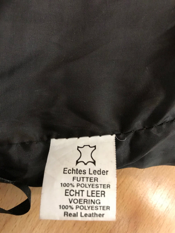 Kniebund Trachten Lederhose Kniebundlederhose von Edelnice – Herren | Dunkelbraun | Bestickt | Bundweite 56 cm | Vintageund 112 cm Gr.56