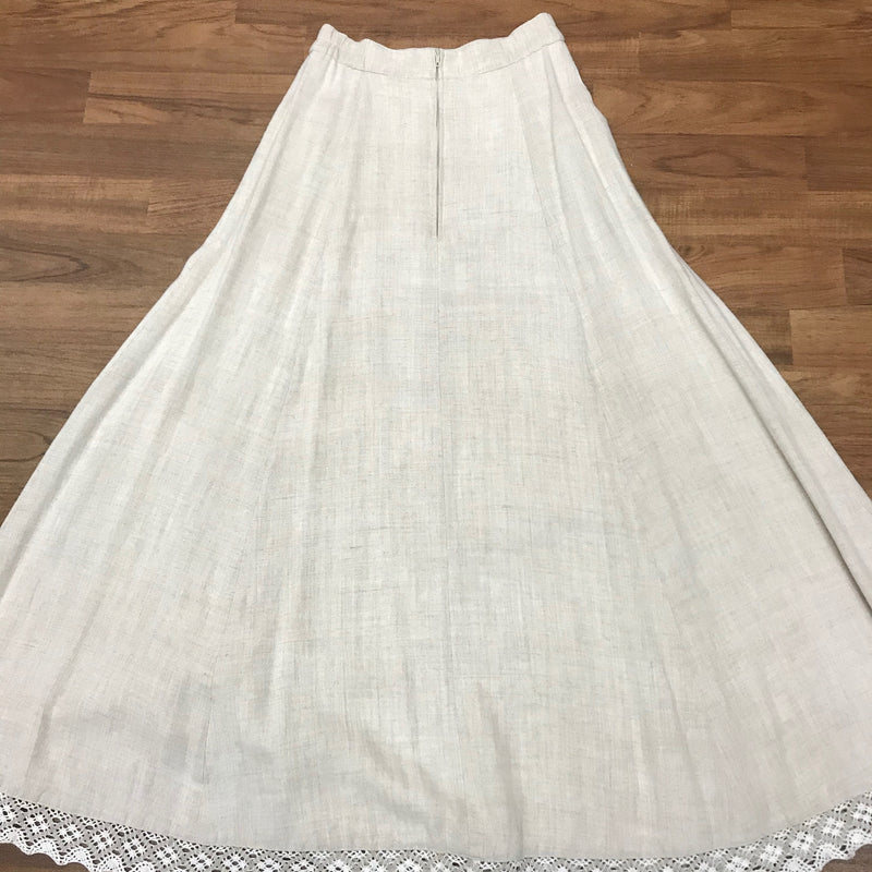 Damen Trachtenrock von Alphorn – Beige Natur, Größe 34