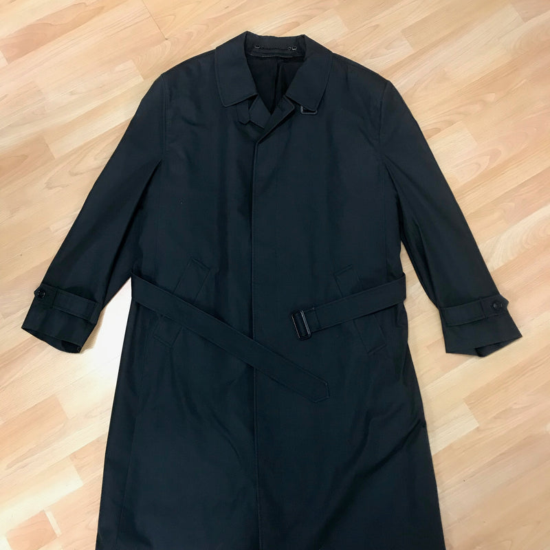 schwarzer Trench Coat Herren