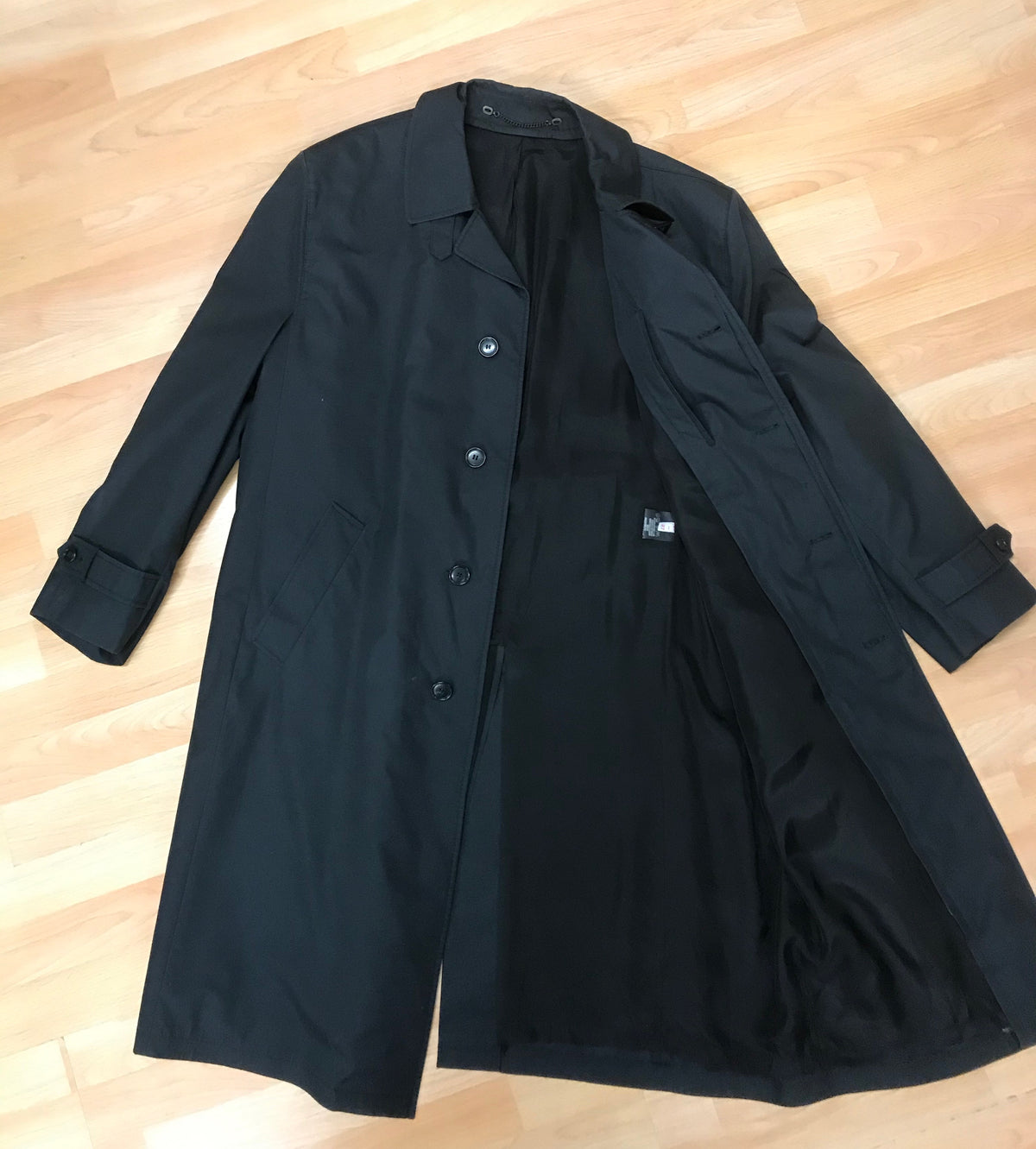 Trenchcoat für Herren Gr.54 (27) schwarz