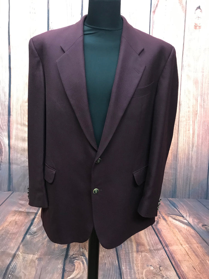 Herren Vintage Tweed Jacke Blazer Gr.52 aus Schurwolle