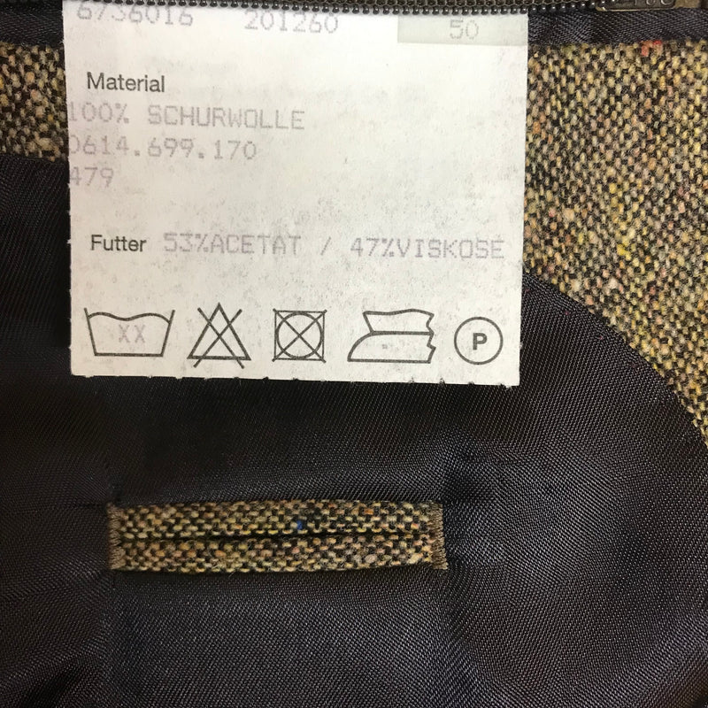 Herrenjacke Vintage Tweed Sakko Gr.50, braun meliert