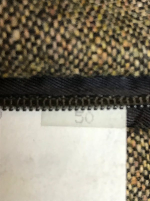 Herrenjacke Vintage Tweed Sakko Gr.50, braun meliert