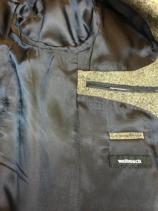 Herrenjacke Vintage Tweed Sakko Gr.50, braun meliert