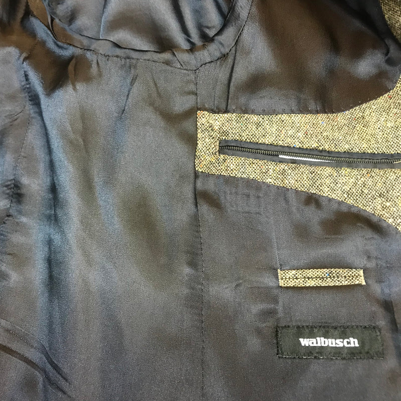 Herrenjacke Vintage Tweed Sakko Gr.50, braun meliert