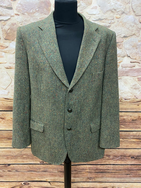 Tweedjacke Vintage Gr.28 im 20er Jahre Stil, reine Schurwolle