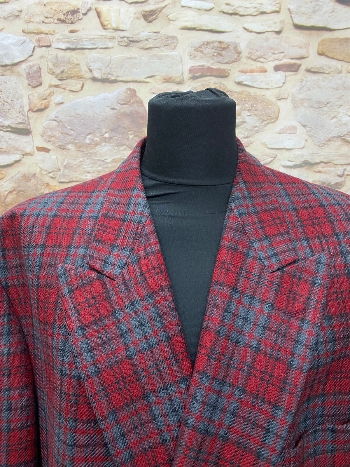 Veste tweed vintage taille 32 à carreaux 