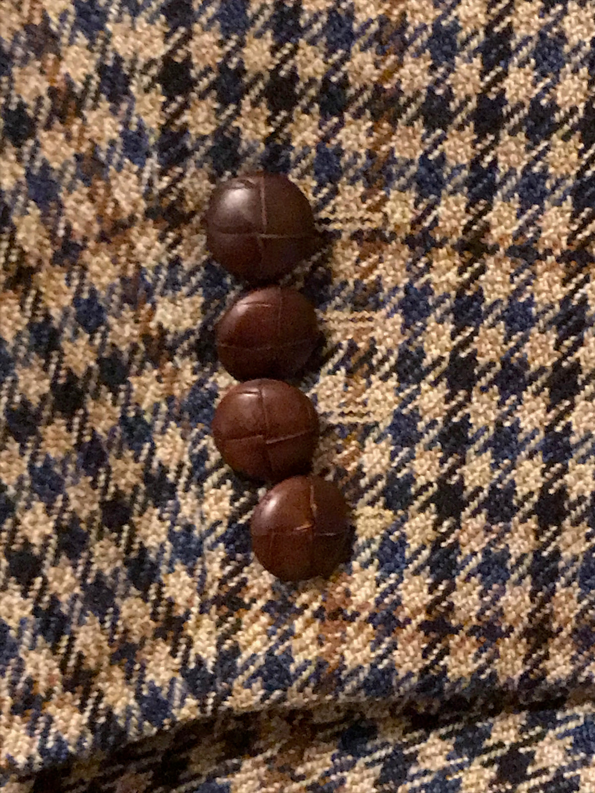 Veste en tweed à carreaux taille 54 