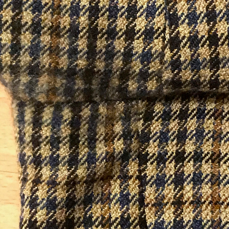 Kariertes Vintage Sakko in Größe 54 mit Schurwoll-Cashmere-Mischung