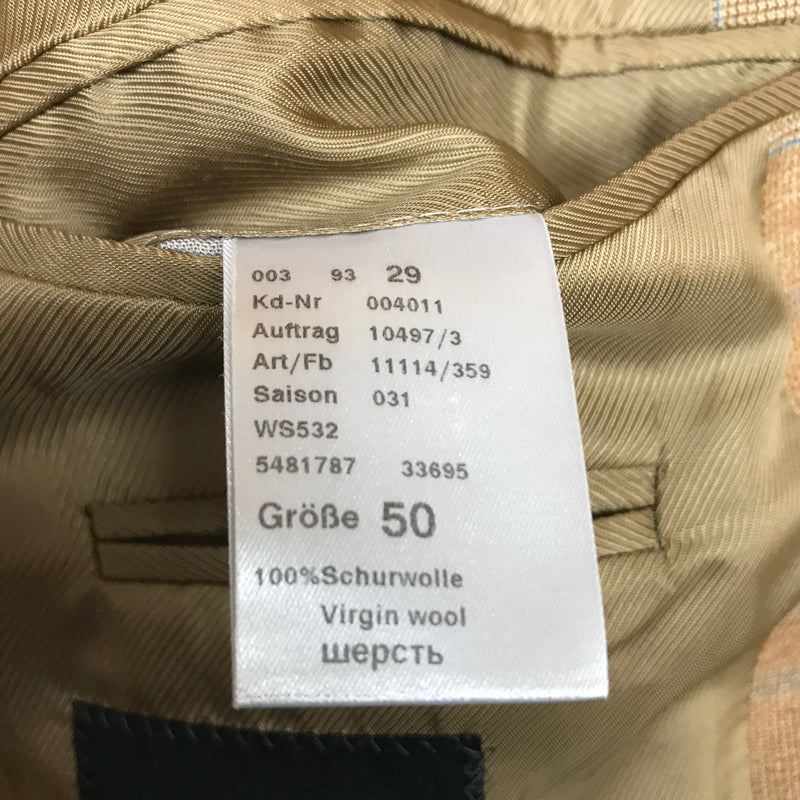 20er Jahre Jacke für Herren Vintage Gr.50 kariert