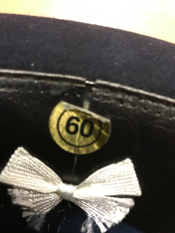 Vintage Kurz-Zylinder / Dressurhut – Größe 60