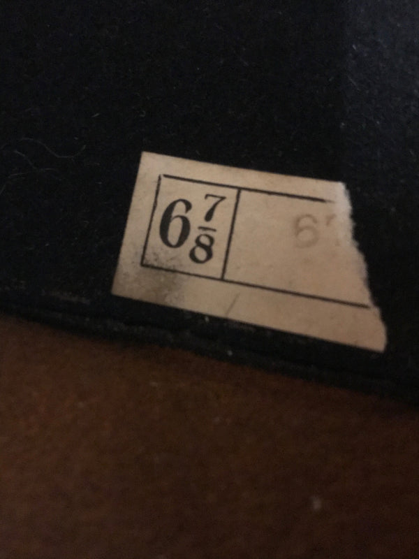 Vintage Melone/Bowler – Größe 55 (6 7/8)