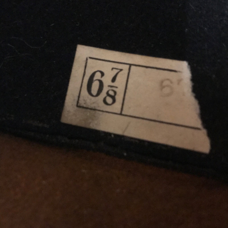 Vintage Melone/Bowler – Größe 55 (6 7/8)