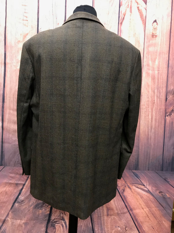 Rückansicht Vintage Sakko braun Größe 54