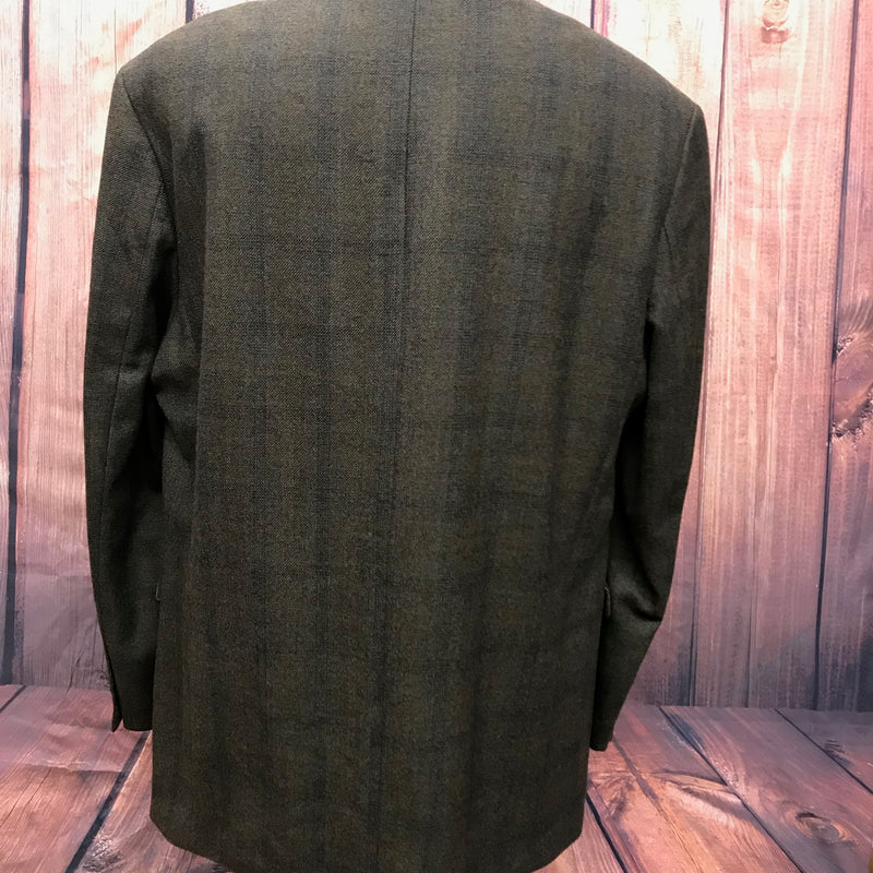 Rückansicht Vintage Sakko braun Größe 54