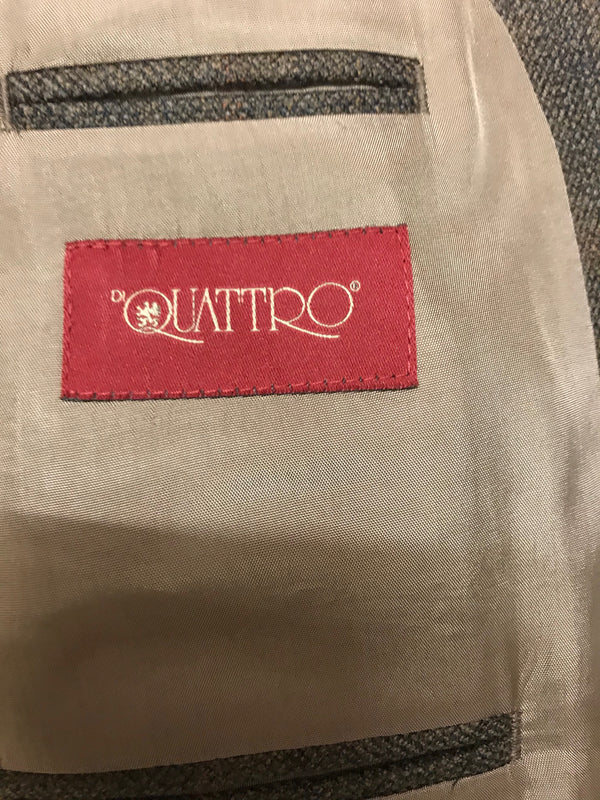 Innenfutter mit Quattro Label Sakko Vintage Herrenmode