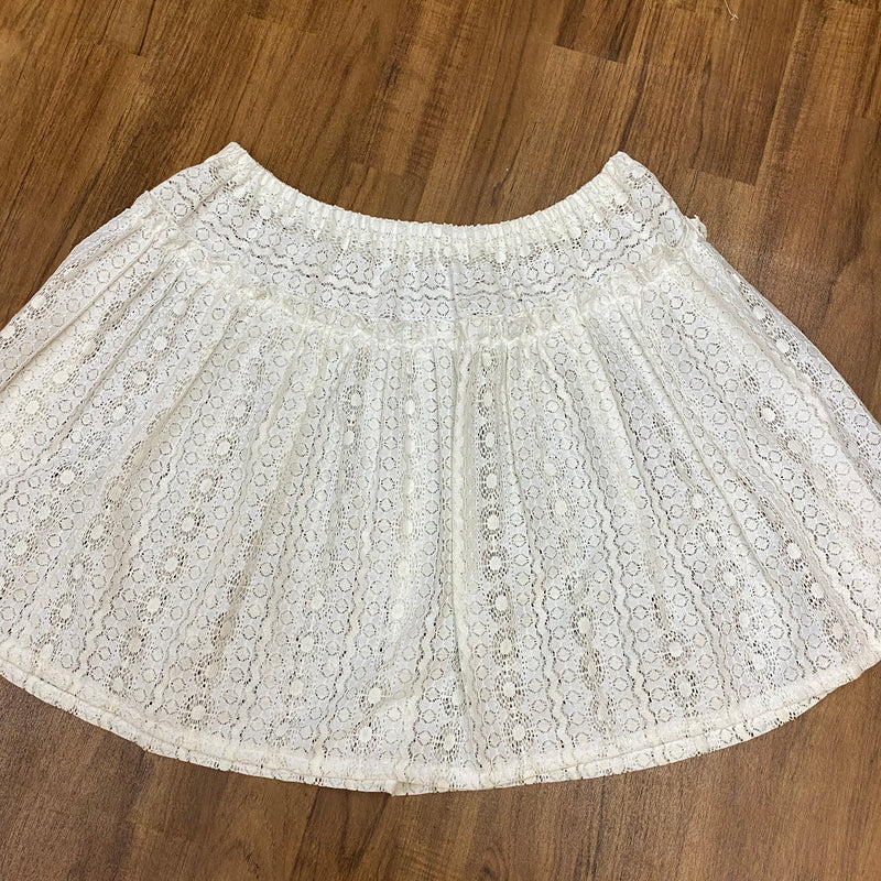 „Vintage Minirock creme ausgestellt Damen Retro Look“