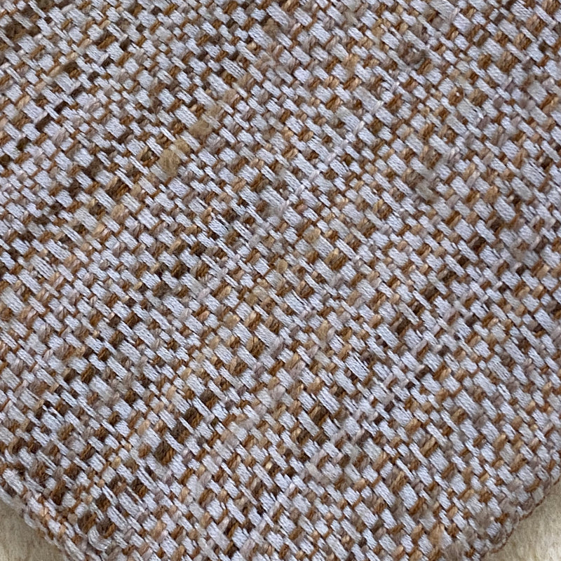„Breite Vintage Herrenkrawatte mit strukturierter Weboptik in Beige Braun“