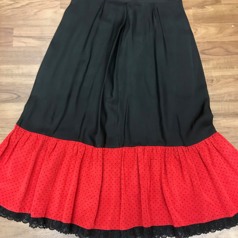 „Vintage Unterrock Trachten lang Baumwolle Helene Strasser Größe 42“