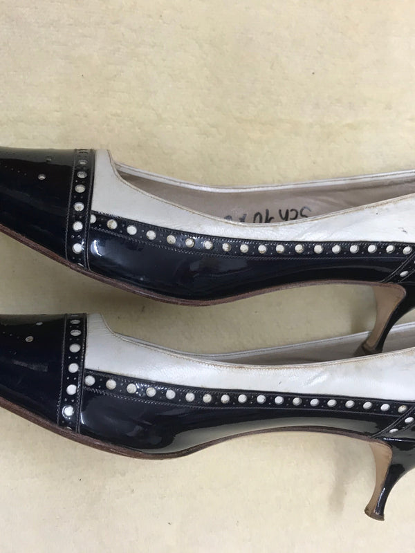 50er Jahre Pumps Lackschuhe Damen Gr.39