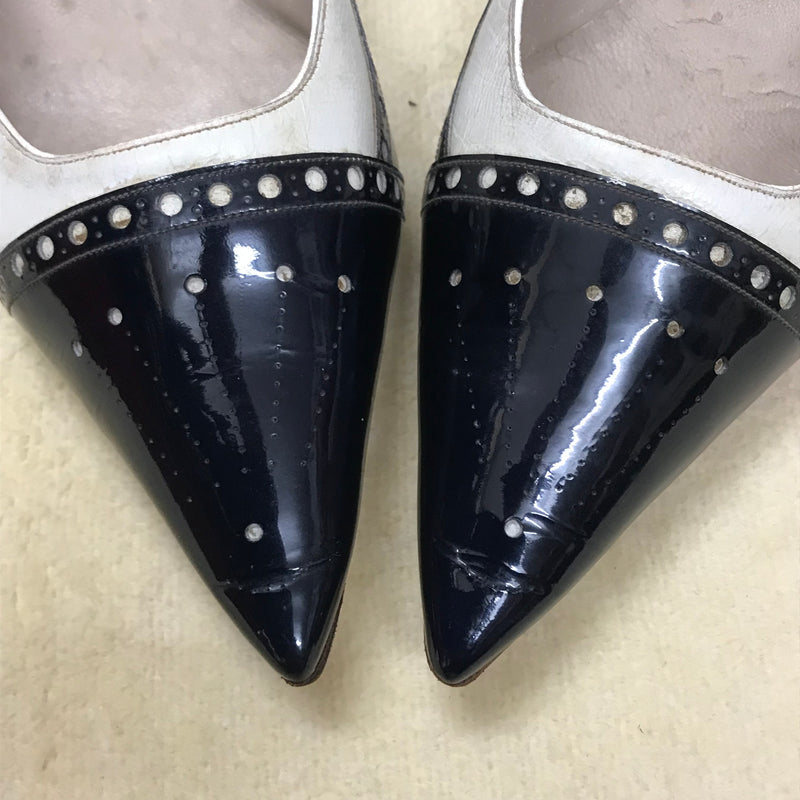 50er Jahre Pumps Lackschuhe Damen Gr.39