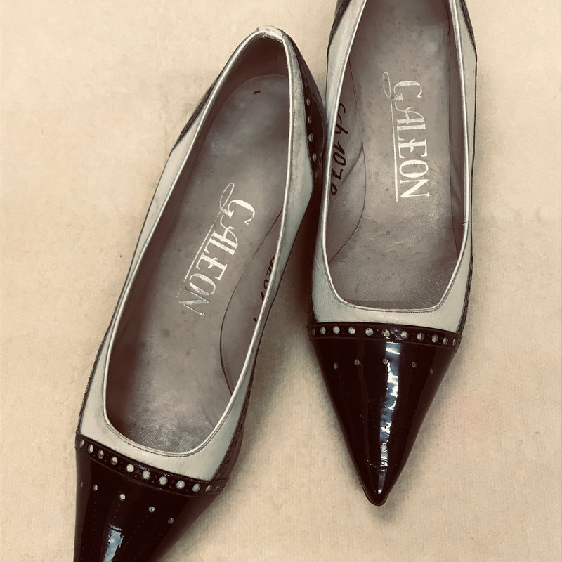 50er Jahre Pumps Lackschuhe Damen Gr.39