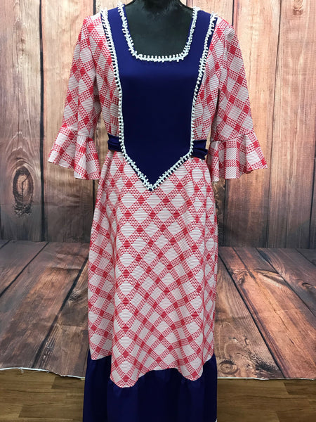 Vintage Maxikleid Hippie Kleid 70er Jahre