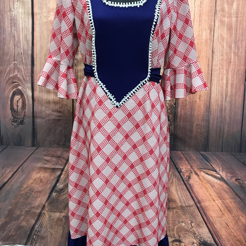 Vintage Maxikleid Hippie Kleid 70er Jahre