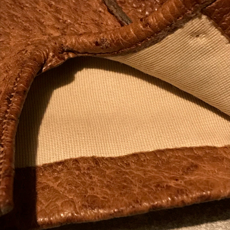 Braune Vintage Lederhandschuhe