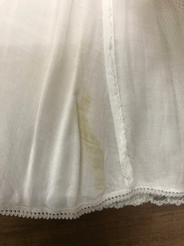 Original 50er/60er-Jahre Petticoat-Brautkleid aus Spitze – Gr. 34
