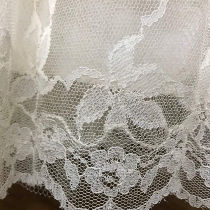 Original 50er/60er-Jahre Petticoat-Brautkleid aus Spitze – Gr. 34