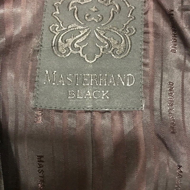 Schwarze Brokat Herren - Jacke, Sakko Gr.56