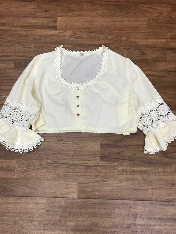 Vintage Dirndlbluse Gr.48 aus den 70er Jahren
