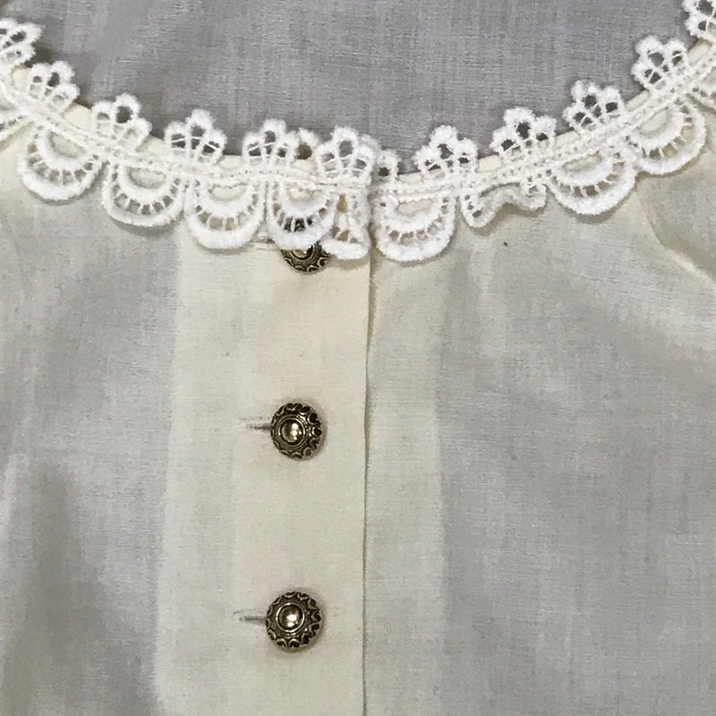 Vintage Dirndlbluse Gr.48 Bluse 70er Jahre
