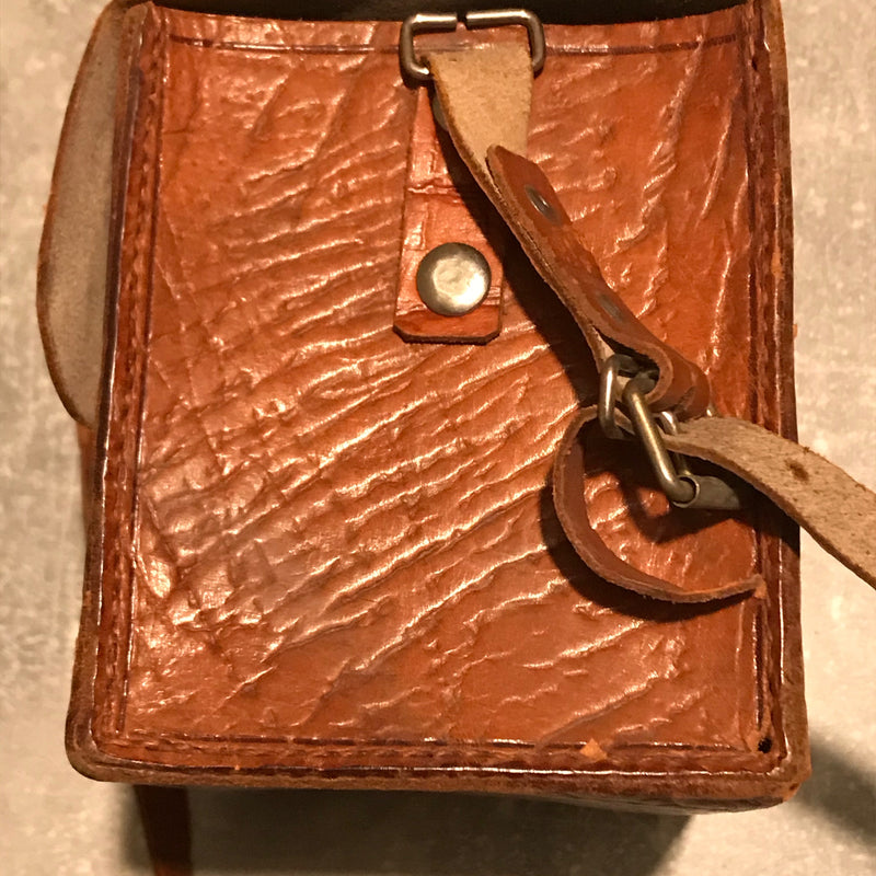 Vintage Ledertasche Kamera