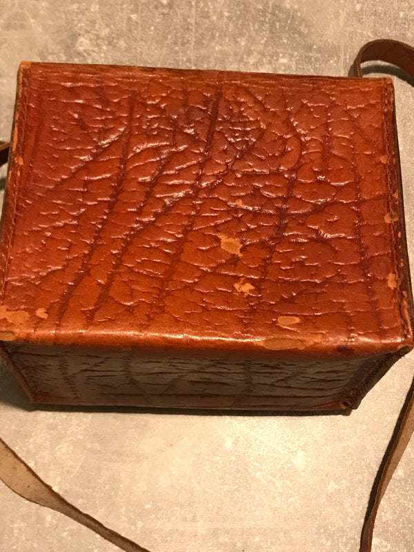 Vintage Ledertasche Kamera