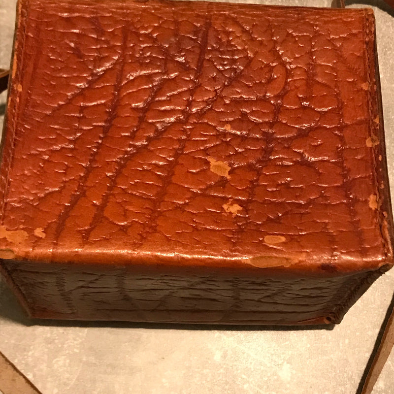 Vintage Ledertasche Kamera