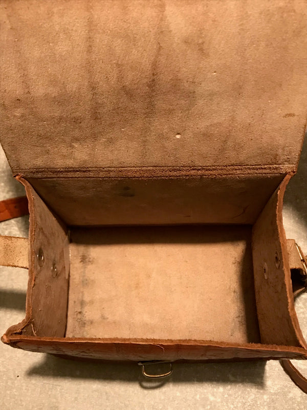 Vintage Ledertasche Kamera