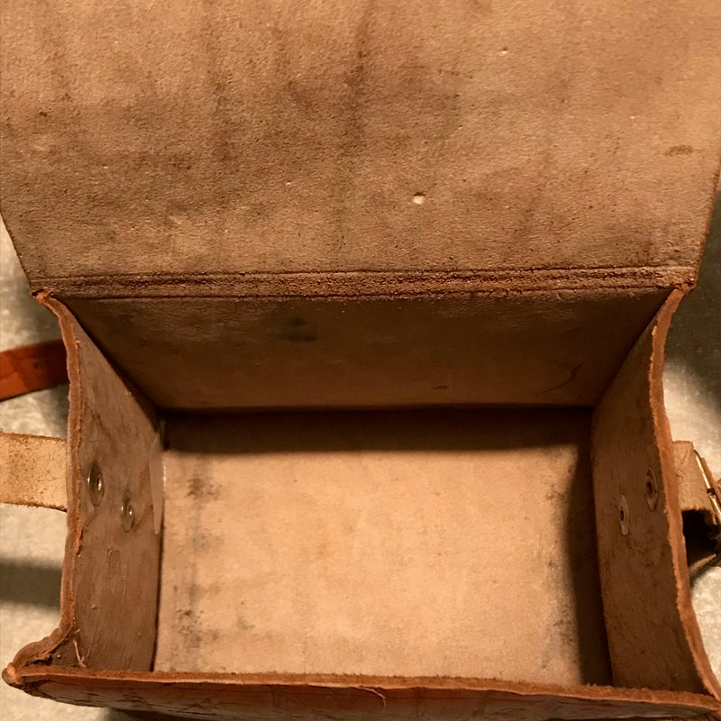 Vintage Ledertasche Kamera