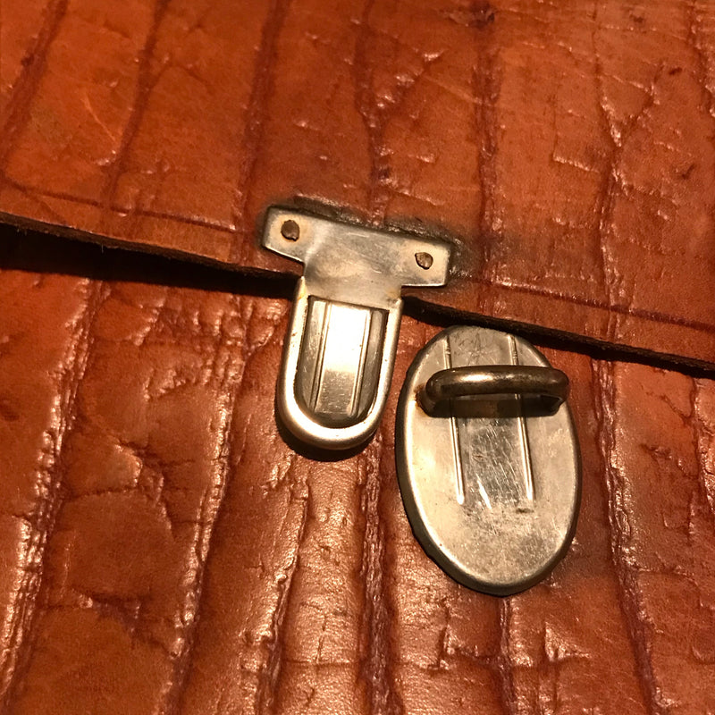 Vintage Ledertasche Kamera