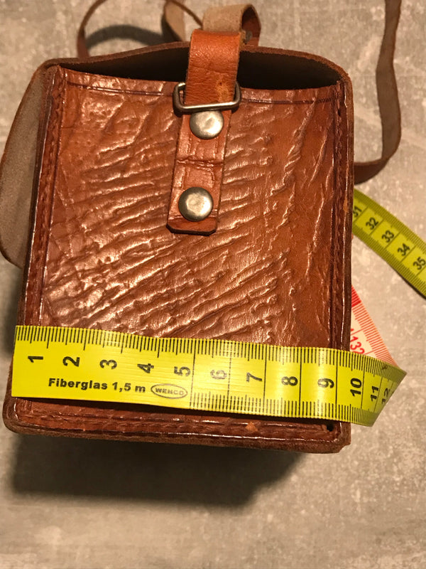 Vintage Ledertasche Kamera