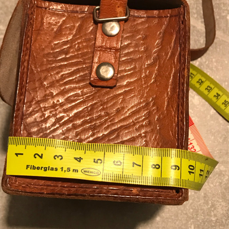 Vintage Ledertasche Kamera
