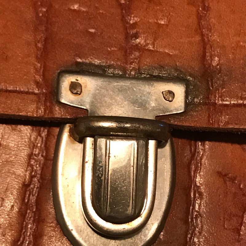 Vintage Ledertasche Kamera